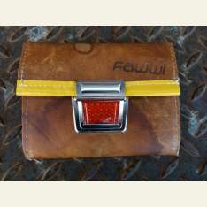 Portemonnaie Leder Schnalle 